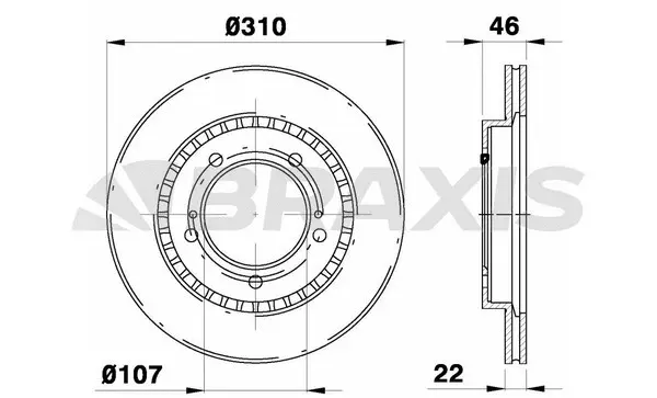 Brake Disc (AE0691)