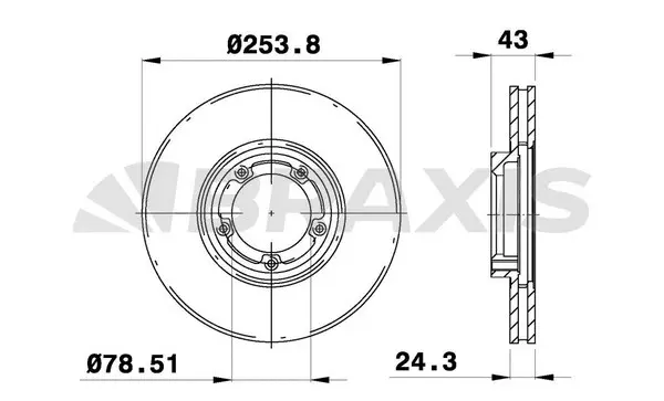 Brake Disc (AE0164)