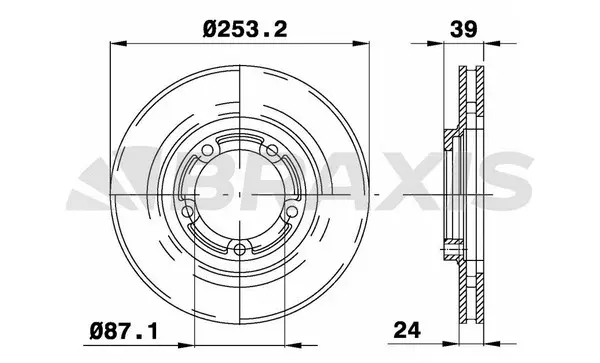 Brake Disc (AE0754)