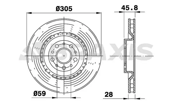 Brake Disc (AE0325)