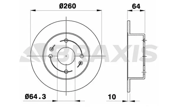Brake Disc (AE0485)