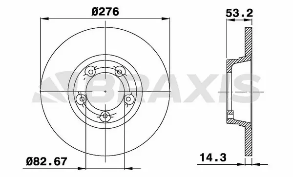 Brake Disc (AE0733)
