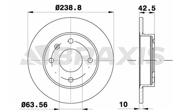 Brake Disc (AE0213)