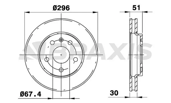 Brake Disc (AE0289)