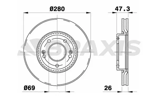 Brake Disc (AE0705)