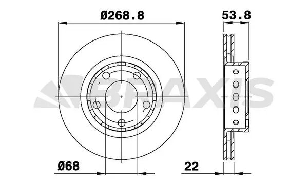 Brake Disc (AE0666)