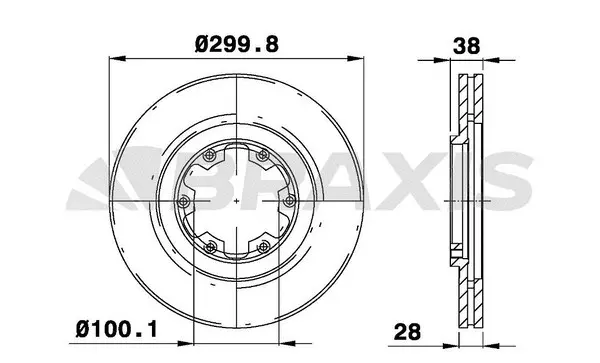 Brake Disc (AE0330)