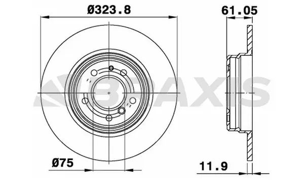 Brake Disc (AE0538)