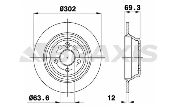 Brake Disc (AE0598)