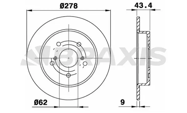Brake Disc (AE0319)