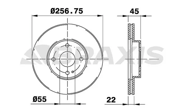 Brake Disc (AE0551)