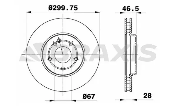 Brake Disc (AE0712)
