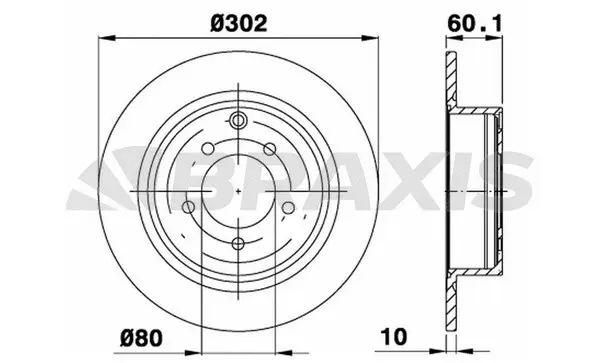 Brake Disc (AE0549)