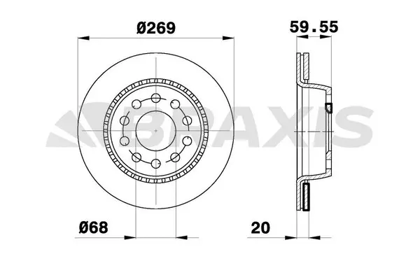 Brake Disc (AE0717)