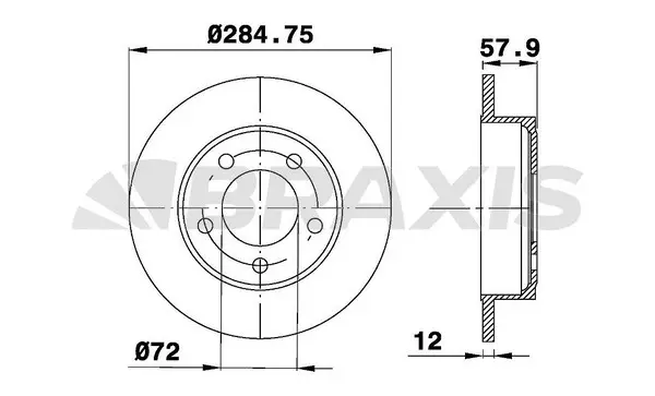 Brake Disc (AE0594)