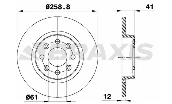 Brake Disc (AE0051)