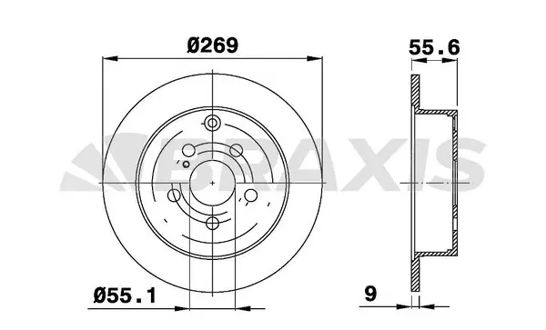 Brake Disc (AE0380)