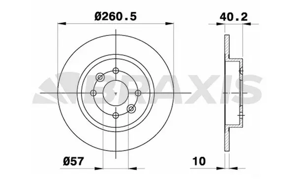 Brake Disc (AE0613)