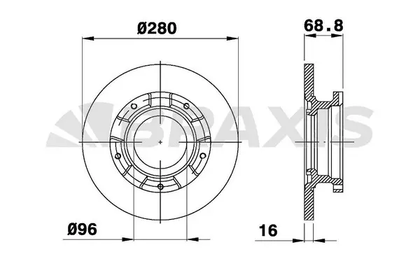 Brake Disc (AE0210)