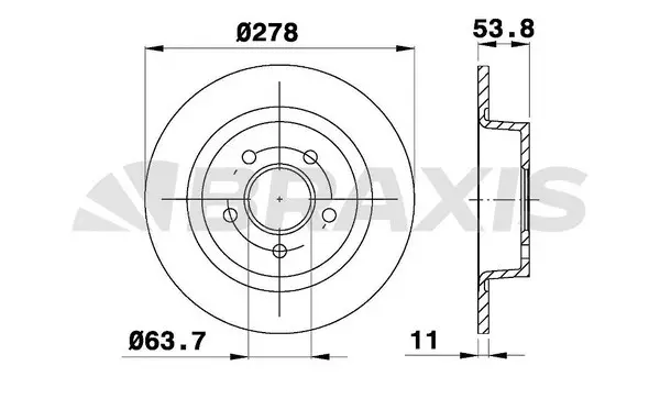 Brake Disc (AE0271)