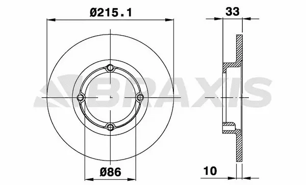Brake Disc (AE0577)