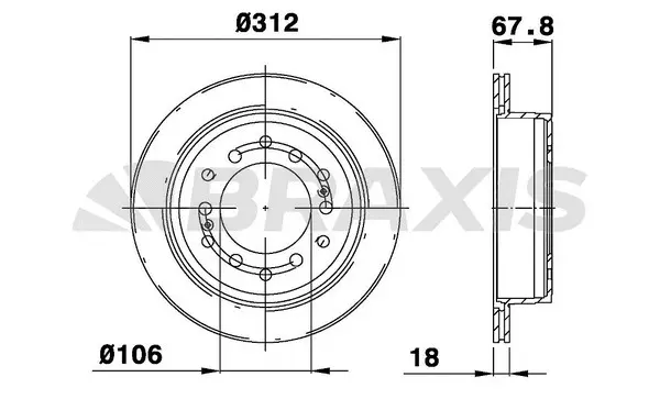 Brake Disc (AE0693)
