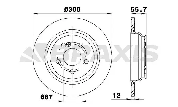 Brake Disc (AE0565)