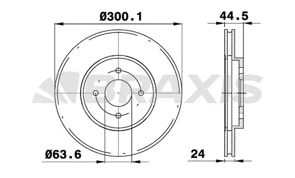 Brake Disc (AE0641)