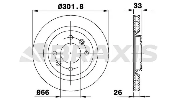 Brake Disc (AE0273)