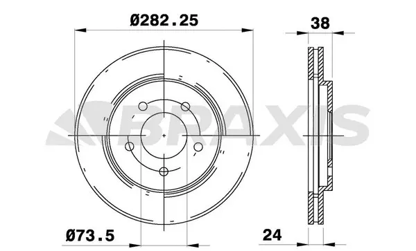 Brake Disc (AE0376)