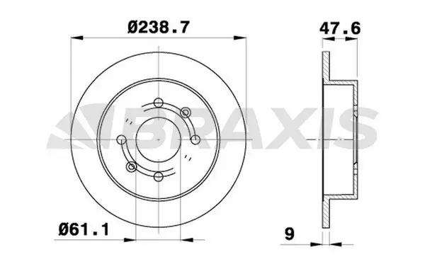 Brake Disc (AE0280)