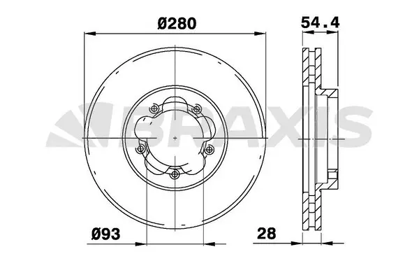 Brake Disc (AE0141)