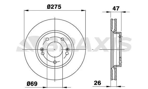 Brake Disc (AE0661)