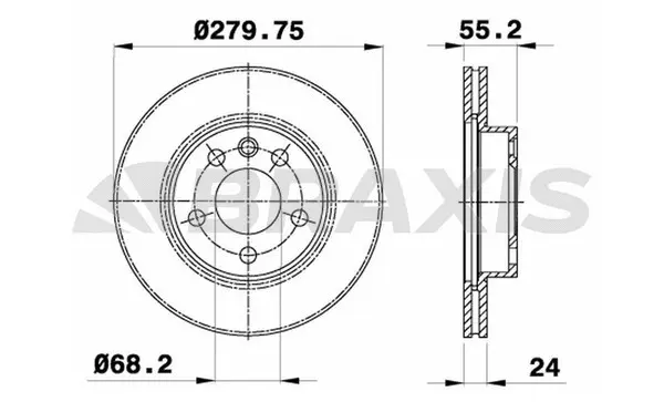 Brake Disc (AE0237)