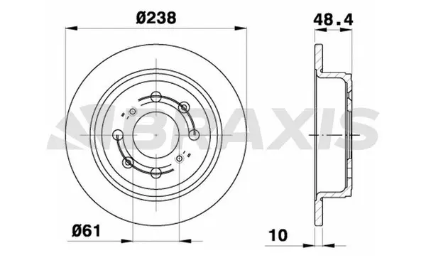 Brake Disc (AE0242)