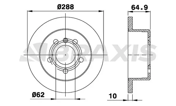 Brake Disc (AE0739)
