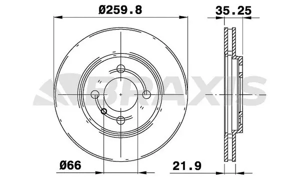 Brake Disc (AE0601)