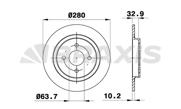Brake Disc (AE0672)