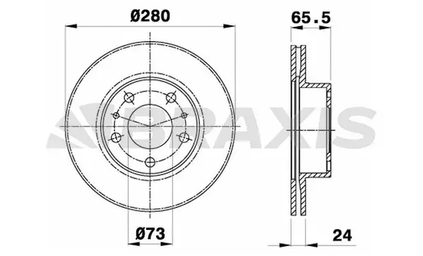 Brake Disc (AE0718)