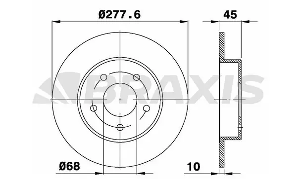 Brake Disc (AE0298)