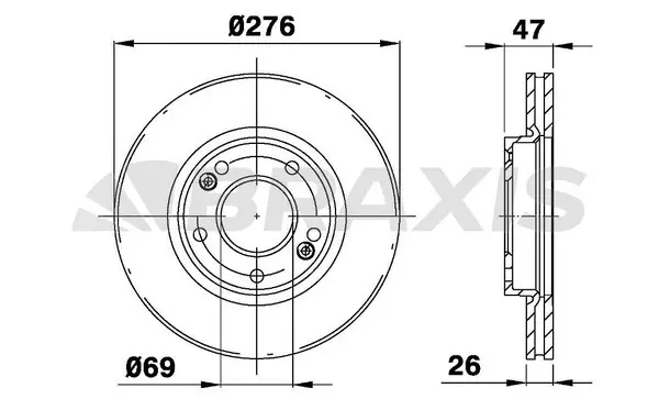 Brake Disc (AE0452)
