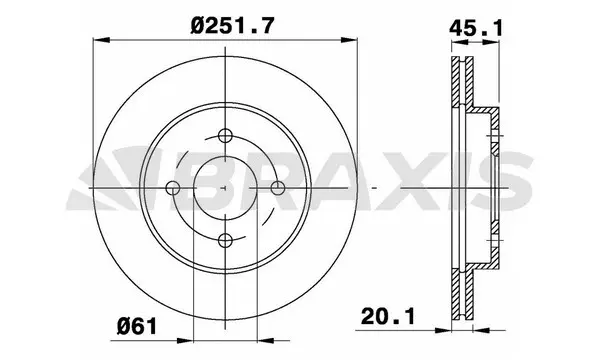 Brake Disc (AE0523)