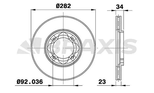 Brake Disc (AE0454)