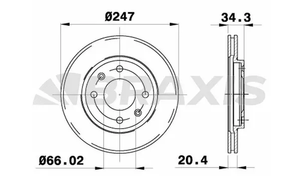 Brake Disc (AE0009)