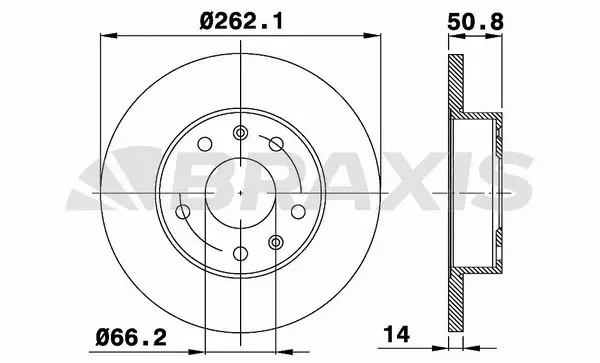 Brake Disc (AE0245)