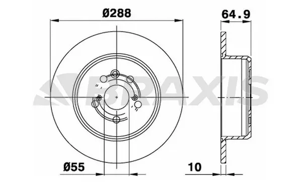Brake Disc (AE0414)