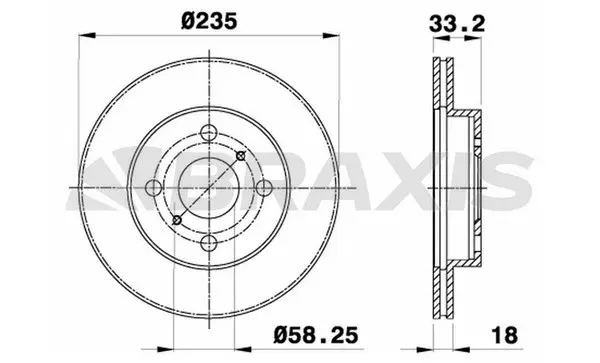 Brake Disc (AE0706)