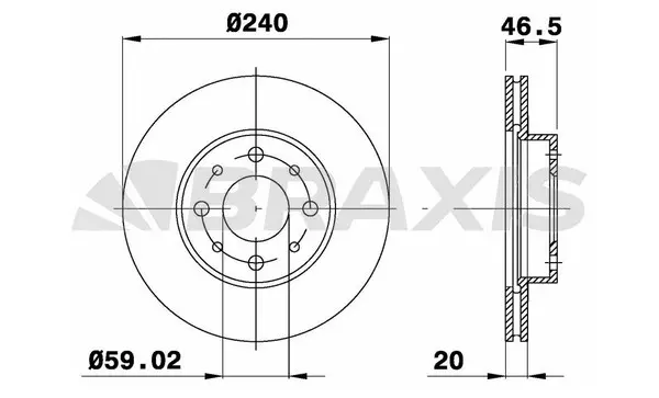 Brake Disc (AE0755)
