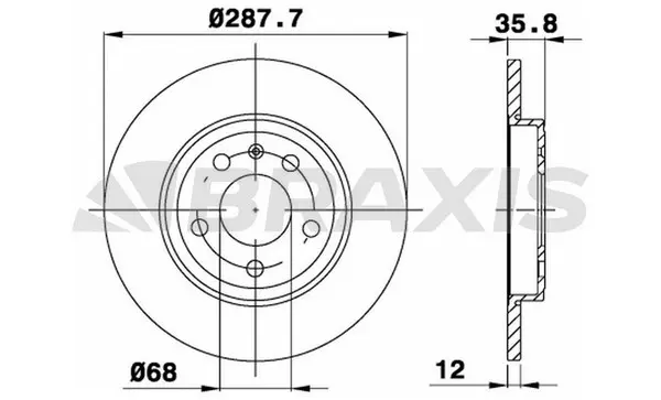 Brake Disc (AE0506)