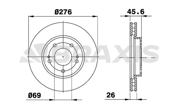 Brake Disc (AE0657)